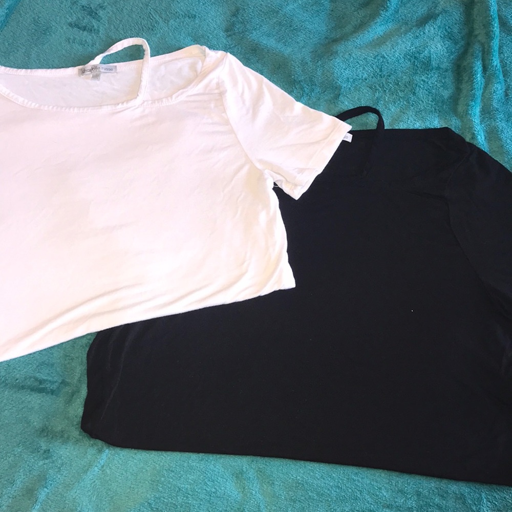 🍍🌺 Cutout T-shirts set of 2